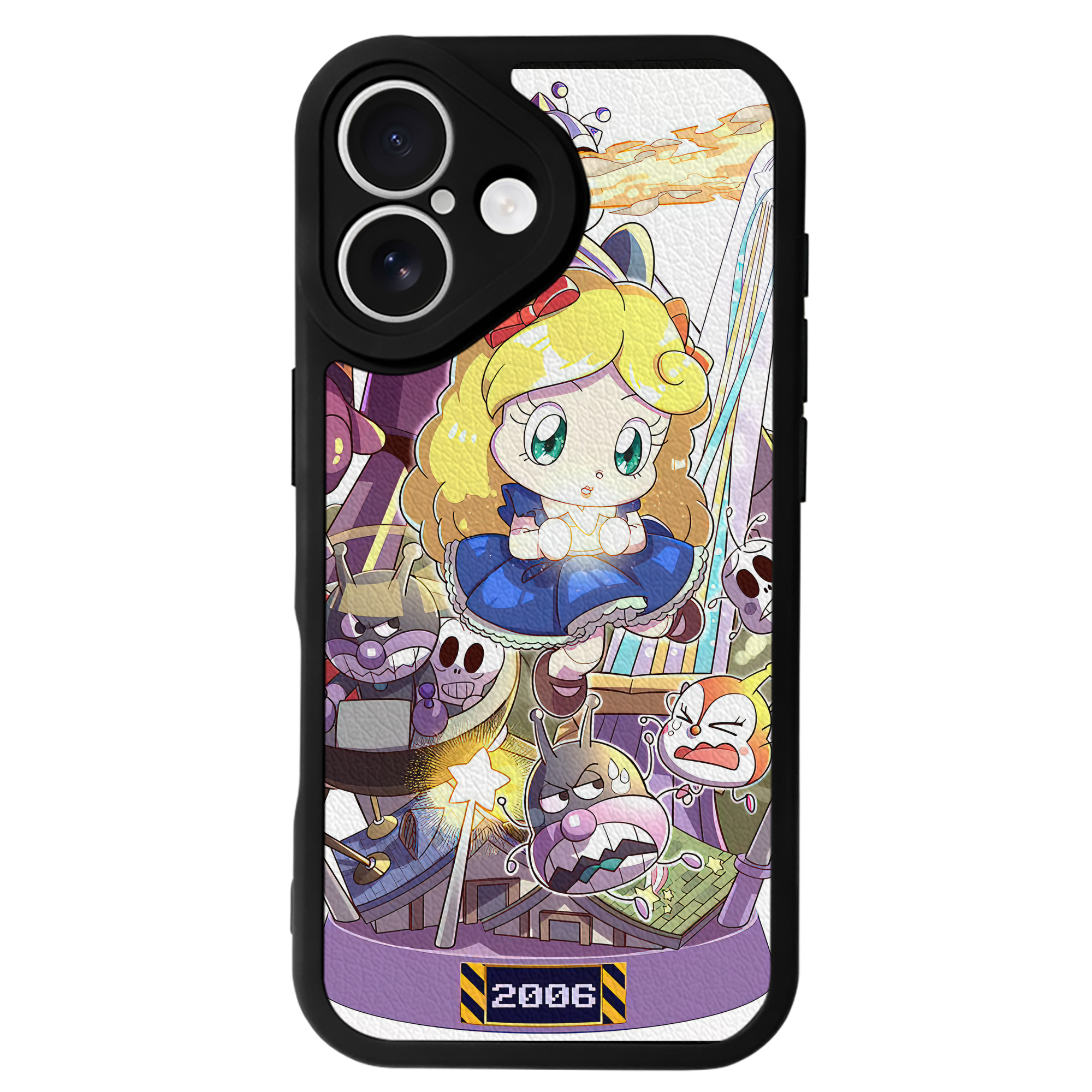 （画像用） アンパンマン Anpanman 【iPhone 16シリーズ対応】シリコンスマホケース（レザー調） 材質：シリコン
